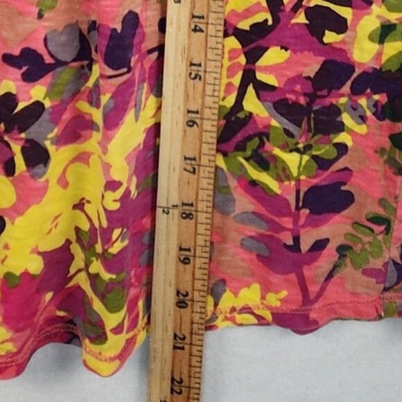 Lucky Brand Babydoll Slip Dress Women M Multicolor Floral Spaghetti Strap - Picture 11 of 15